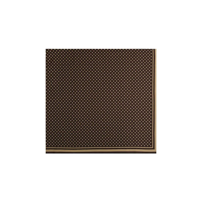 Brown Polka Dot Scarf