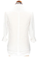 Camisa Cubana Blanca