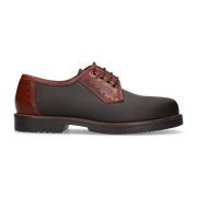 BLUCHER LISO ENGRASADO MARRON