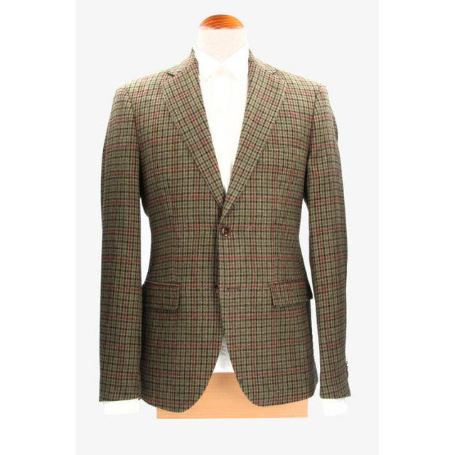 Tuscany Green Checkered Blazer