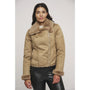 SAND SHEARLING JACKET