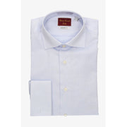 LIGHT BLUE DOUBLE CUFF DRESS SHIRT