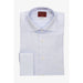 Camisa Lisa Celeste Doble Puño