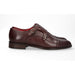 Zapato Doble Hebilla Marrón