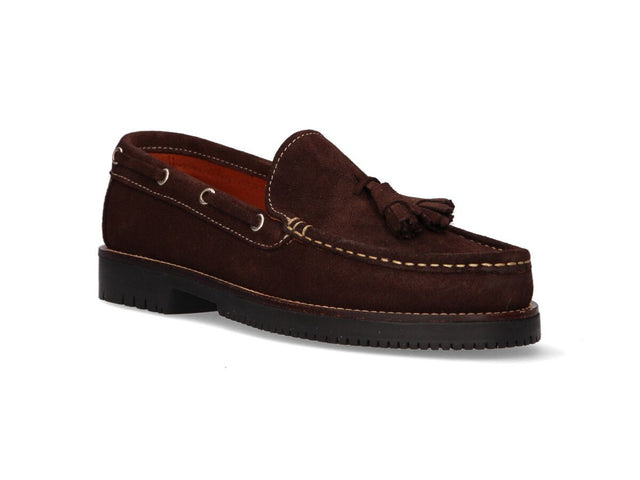 Mocasín Borlas Marrón