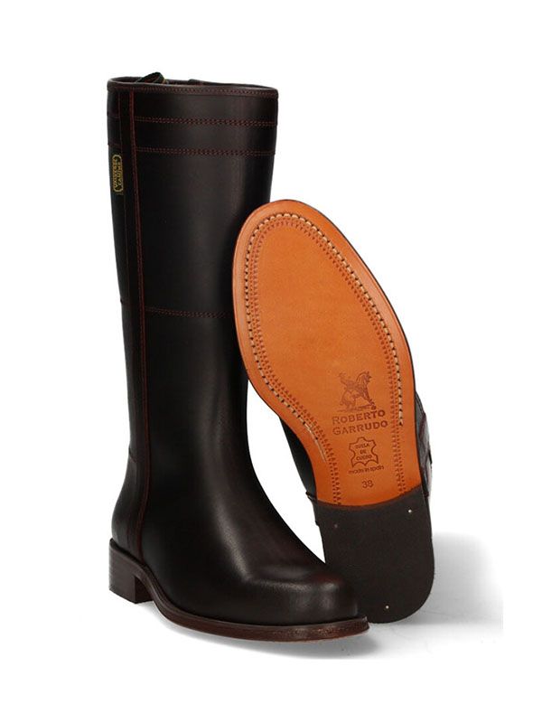 Valverde del Camino calfskin country boot