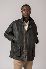 Chaqueta Encerada Burley Verde