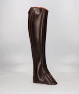 Guêtre de travail en veau châtain