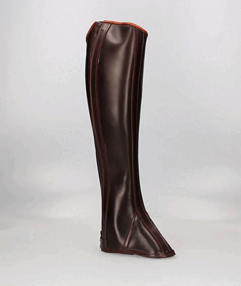 Guêtre de travail en veau châtain