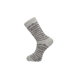 Gray Sheet Music Sock