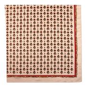 BEIGE PRINTED HORSES HANDKERCHIEF