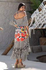 Black Poppy Gale Skirt 