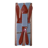 Bretelles élastiques unies grises 30 mm