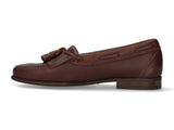 Mocasín Flecos y Borlas Marrón