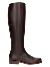 Botte Rociero à fermeture éclair marron, largeur spéciale, Valverde del Camino