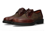 Blucher Engrasado Kaki y Cuero
