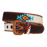 BROWN-BEIGE BELT