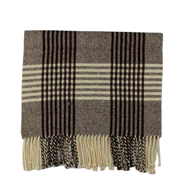 Manta Estribera Lana Sin Bolsillo Rayas