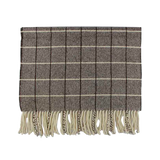 Manta Estribera Lana Sin Bolsillo Cuadros