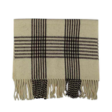 Manta Estribera de Lana Sin Bolsillo Endrinal