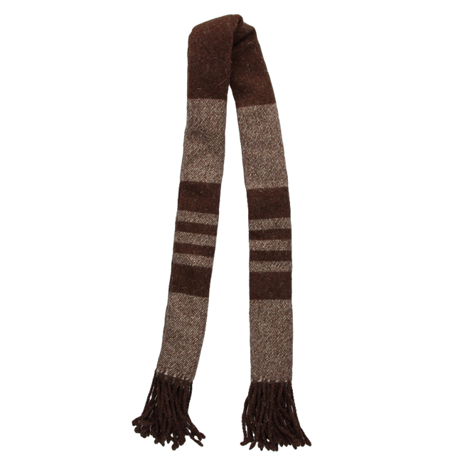 Couverture de pied de lit cousue en chêne