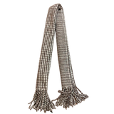 Couverture de pied de lit cousue Prince de Galles