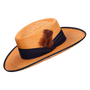 SOMBRERO GAMBLER CAMEL CINTA SAFARI AZUL
