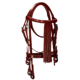 Cowboy headstall with pineapples and choke