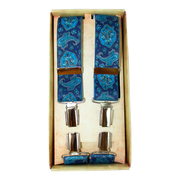 T LARGE BLUE CASHMERE