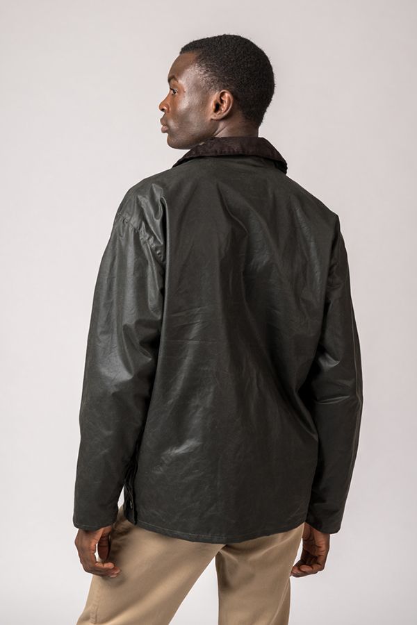 Chaqueta Encerada Burley Verde