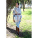 Poncho Apollo Cuadros Beige