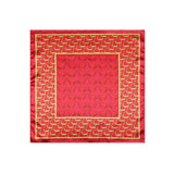 Red stirrups and horses handkerchief