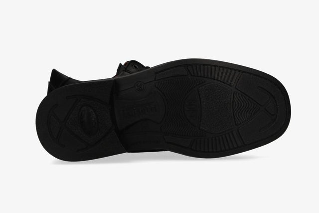 Plain Black Blucher