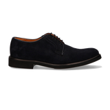 NAVY BLUE SUEDE BLUCHER