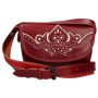 BOLSO VAQ. CEREZA TRANSP.E H/BLANCO