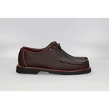 Burgundy lace-up loafer