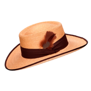 SOMBRERO GAMBLER CAMEL SAFARI MARRÓN