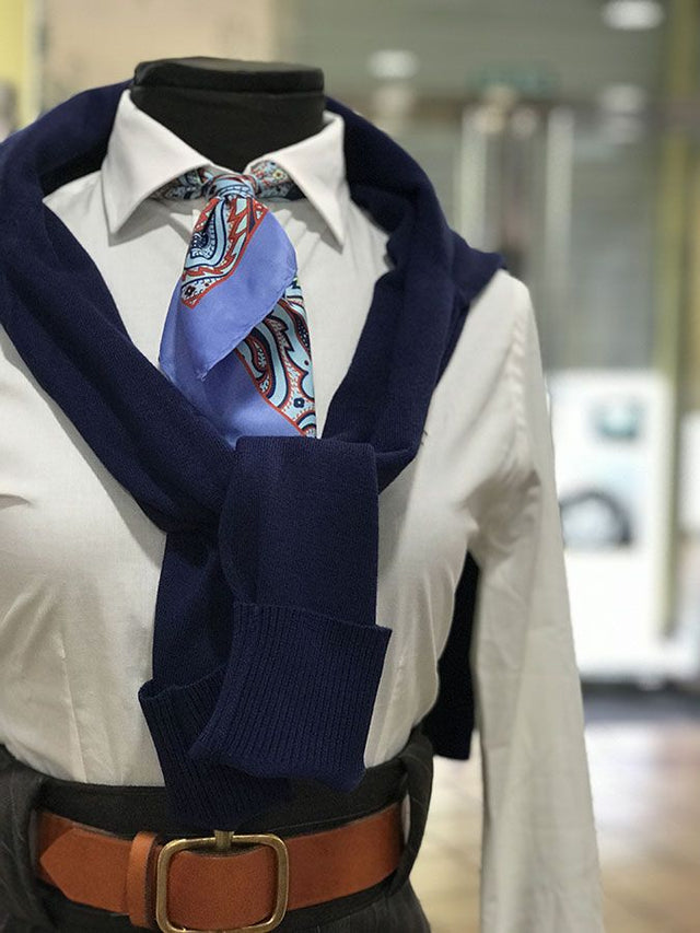 Jersey Cuello Pico Marino