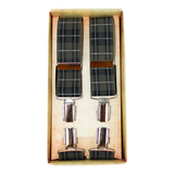 Robe à bretelles à carreaux verts