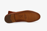 Mocasín Borlas Vaqueta Natural