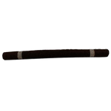 MANTA RODILLO MARRÓN OSCURO CON  2 RAYAS
