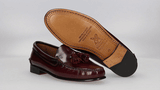 MOCASÍN BORLAS BURDEOS