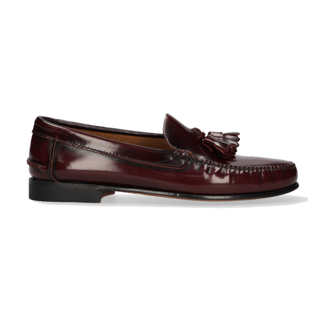 MOCASÍN BORLAS BURDEOS