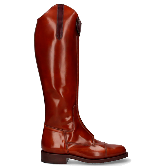 Bottes d'équitation marron à fermeture éclair sur le devant Valverde del Camino