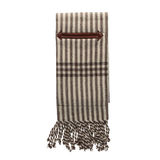 Couverture repose-pieds en laine avec poche à baies
