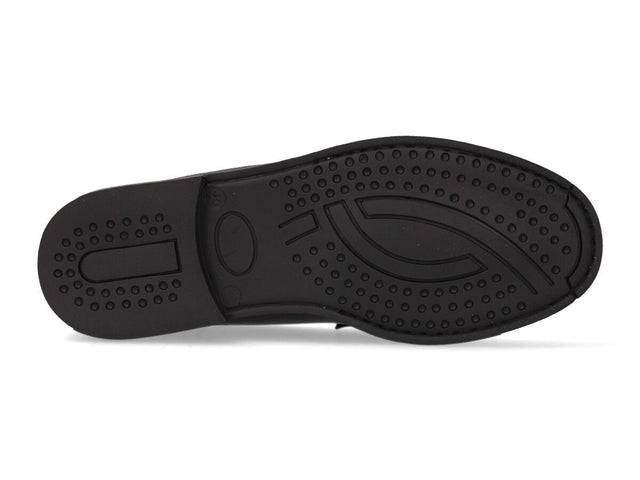Moccasin with Black Mask, Rubber Sole