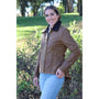 CAMEL WAXED JACKET