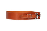 Handmade Leather Sash with Filet Ornament