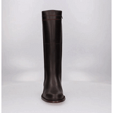 Botte zippée châtaigne unie Valverde del Camino