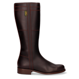 BOTA ROCIERA LISA CREMALLERA CASTAÑA